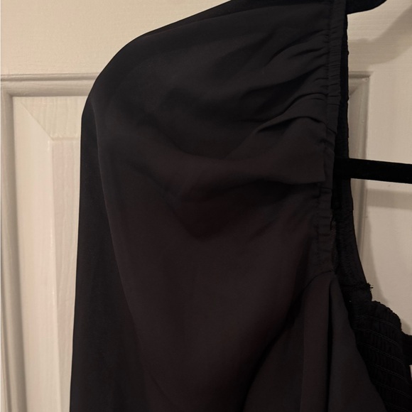 NWT Long Sleeve Black Semi Sheer Abercrombie & Fitch Blouse size Small - Picture 10 of 14